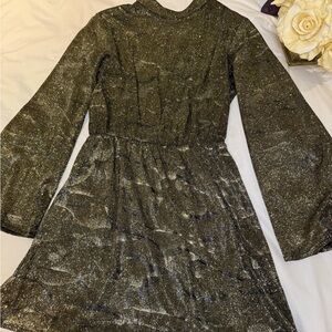 Women’s Mini Dress in Shimmering Black